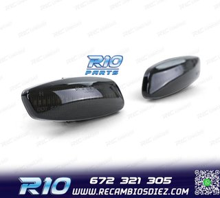 INTERMITENTES ESPEJO PARA PEUGEOT CITROEN LED NEGRO AHUMADO