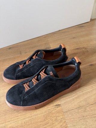 Zapatos Zegna Negros y Marrones