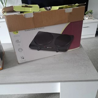 Placa vitrocerámica doble 2500W