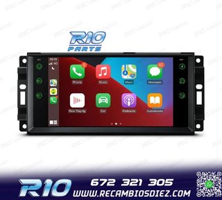 RADIO GPS ANDROID 12 PARA DODGE JEEP CHRYSLER 07-11