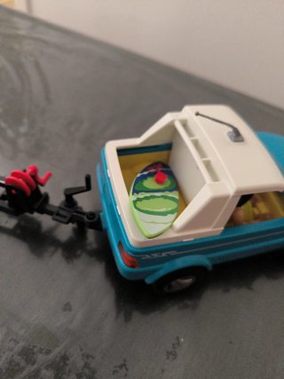 Coche y lancha Playmobil