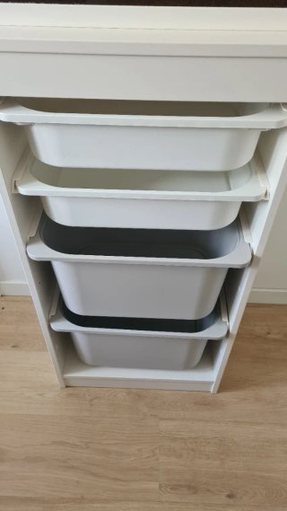 Mueble Almacenamiento IKEA Blanco con 4 cajones