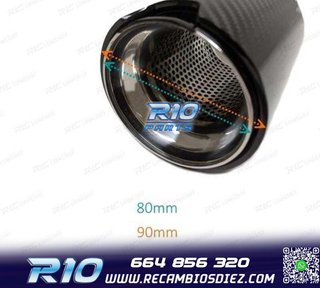 COLA ESCAPE BMW LOOK M CARBONO