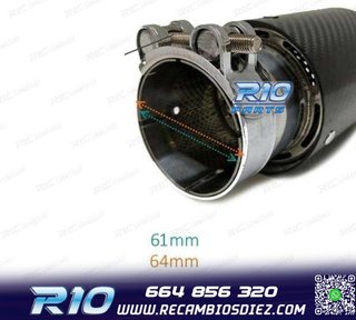 COLA ESCAPE BMW LOOK M CARBONO