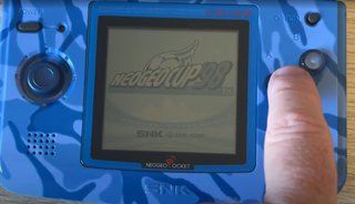 Neo Geo Pocket Color Aqua Blue + 2 juegos