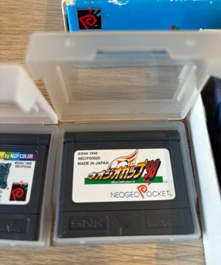 Neo Geo Pocket Color Aqua Blue + 2 juegos