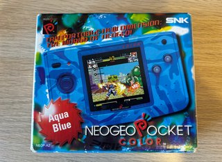 Neo Geo Pocket Color Aqua Blue + 2 juegos