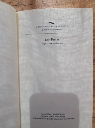 Libro en ingles Brat Farrar