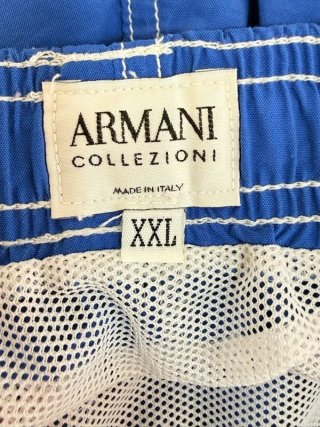 Armani Collezioni Costume Uomo 2XL Blu Elegante