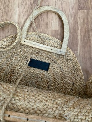 Bolso de yute Zara