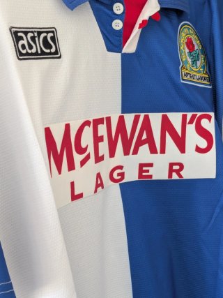 Camiseta Blackburn Rovers. Allan Shearer Talla XL