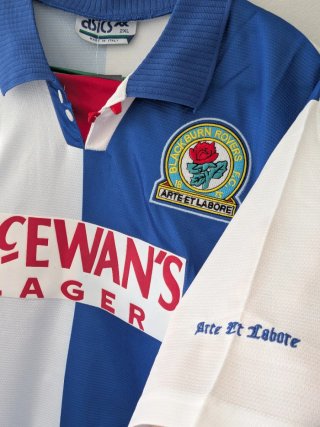 Camiseta Blackburn Rovers. Allan Shearer Talla XL