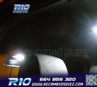 KIT 10 BOMBILLAS LED INTERIOR BMW SERIE 3 E90 E91 E92 06-11