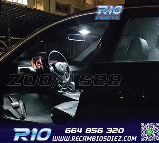 KIT 10 BOMBILLAS LED INTERIOR BMW SERIE 3 E90 E91 E92 06-11