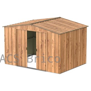 Caseta Metálica Top Hércules 233x321x209 cm - Duramax