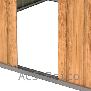 Caseta Metálica Top Hércules 233x321x209 cm - Duramax