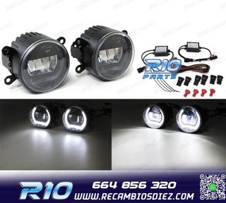 FAROS ANTINIEBLA LUZ DIURNA UNIVERSAL NEGRO