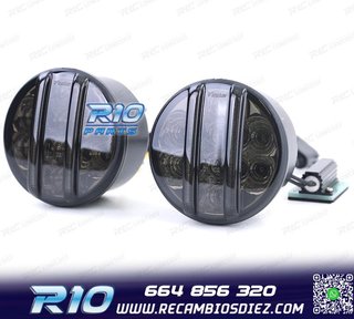 INTERMITENTES FRONTALES PARA JEEP WRANGLER JK 07- LED NEGRO