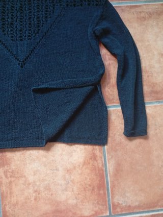 Jersey Massimo Dutti calado negro