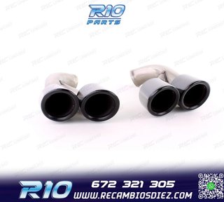 COLAS ESCAPE PORSCHE CAYENNE 92A 14-17 LOOK GTS NEGRO