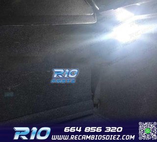 KIT 10 BOMBILLAS LED INTERIOR PARA VOLKSWAGEN VW SCIROCCO R