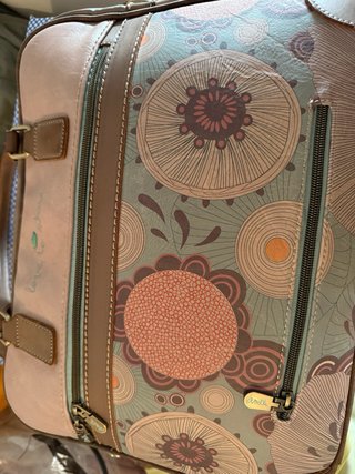 Bolso Anekke Multicolor con guardapolvos en beige