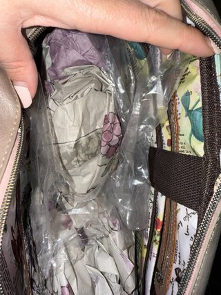 Bolso Anekke Multicolor con guardapolvos en beige