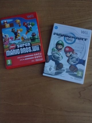 Pacchetto Mario Kart Wii e Super Mario Bros Wii per idi