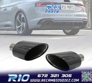 COLAS ESCAPE AUDI A4 16-19 LOOK RS4 NEGRO