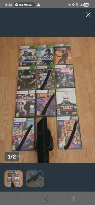 Lote di 11 Giochi Xbox 360 + Kinect