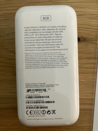 iPhone 5c 8GB Rosa/Rosso