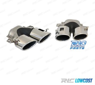 COLAS DE ESCAPE MERCEDES GLE W167 19- LOOK GLE53 CROMO