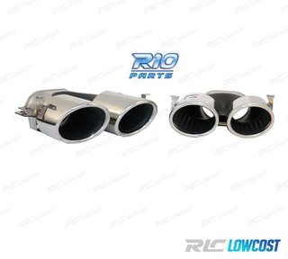 COLAS DE ESCAPE MERCEDES GLE W167 19- LOOK GLE53 CROMO