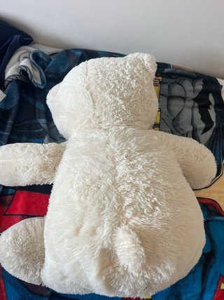 Oso de peluche grande crema