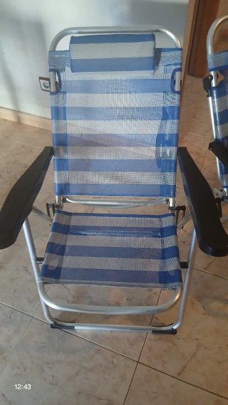 Sillas de Playa Plegables (2 unidades)