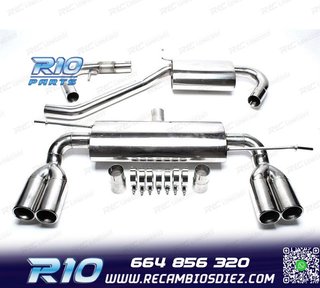 SILENCIOSO ESCAPE AUDI A3 8P 03-12 DOBLE