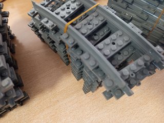 Lote Vías Lego Tren originales de lego