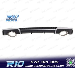 DIFUSOR AUDI A3 8V 12-16 LOOK RS + COLAS ESCAPE