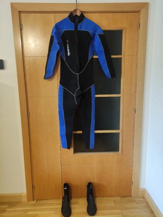 Traje neopreno hombre 3mm largo