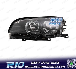 FARO IZQ BMW SERIE 3 E46 COUPÉ FONDO NEGRO 01-03