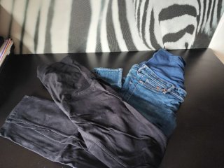 Pantalones premamá H&M azules