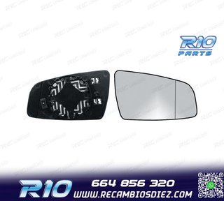 CRISTAL ESPEJO + BASE DERECHO OPEL ZAFIRA 05-08