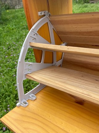 Mueble zapatero de madera