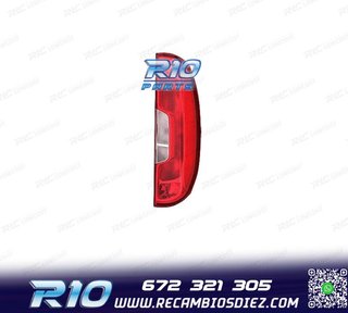 PILOTO DCH PARA FIAT DOBLO 1P 15-21 BLANCO ROJO