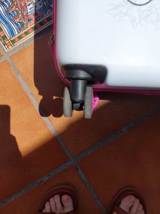 Maleta Minnie Rosa y Gris