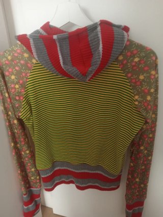 Chaqueta Primavera Rayas y Flores