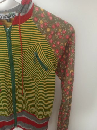 Chaqueta Primavera Rayas y Flores