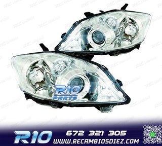 FAROS TOYOTA AURIS 10-13 FONDO CROMO