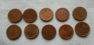 Moneda 1 céntimo Alemania 2002-2014