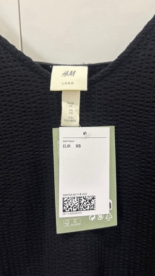 Vestido H&M Negro